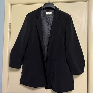 Z Supply Black Blazer Large EUC